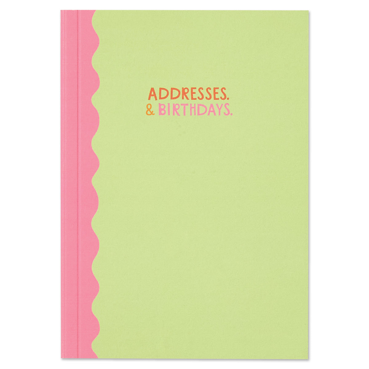 Colourful Addresses and Birthdays A6 Notebook