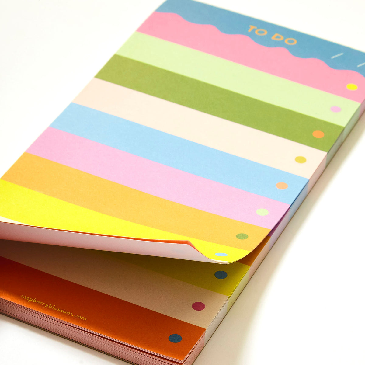 Rainbow Wave To Do List Pad