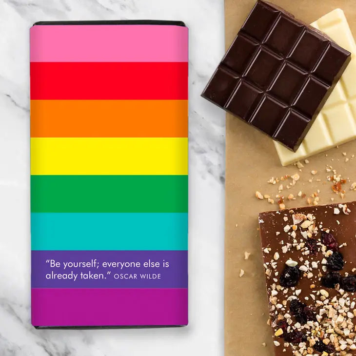 Rainbow Pride Flag Milk Chocolate Bar
