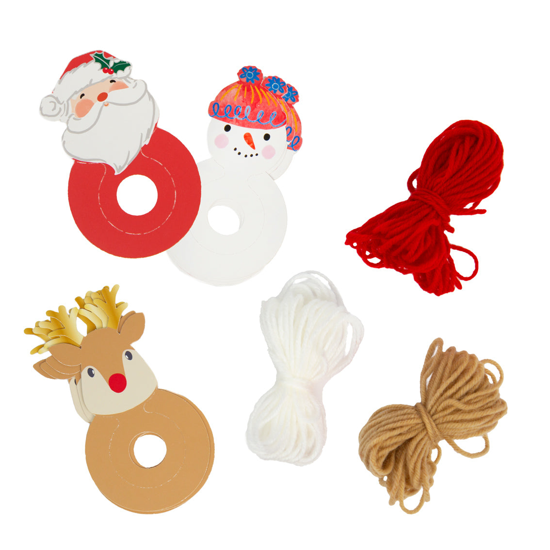 Craft With Santa Make Your Own Christmas Pom Pom Decorations 6 Pk