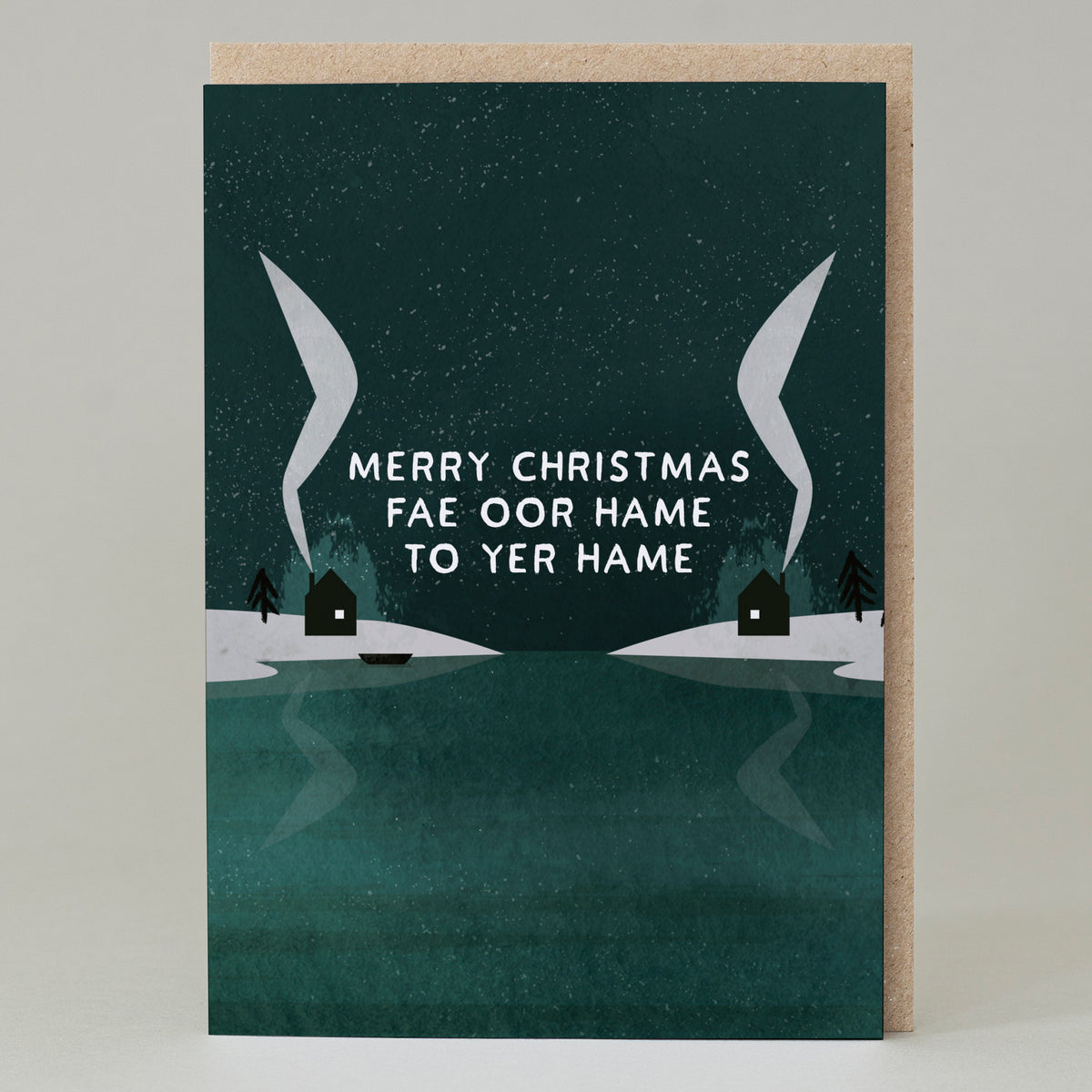 Fae Oor Hame To Yer Hame Scottish Christmas Card