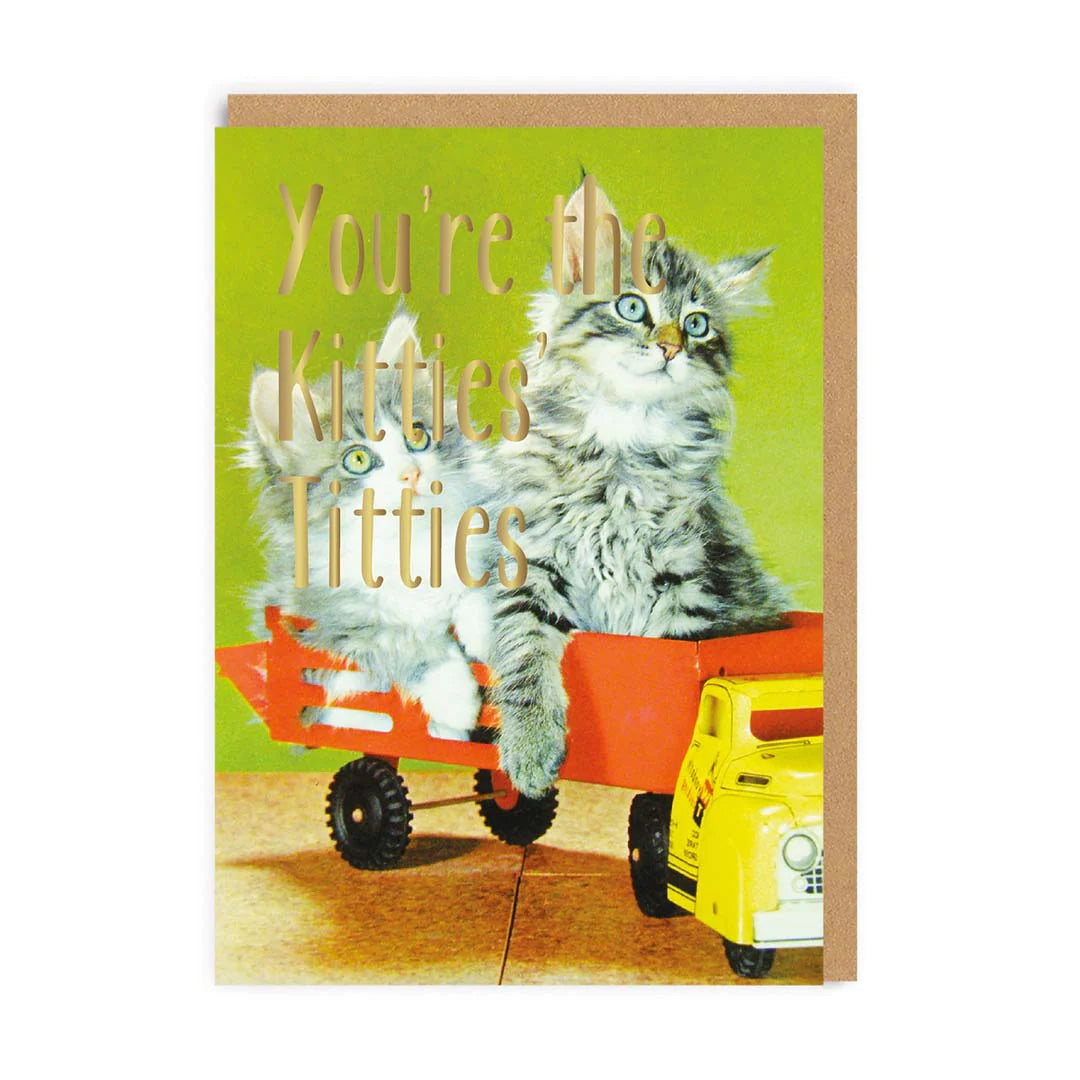 You&#39;re the Kitties Titties Friendship Card