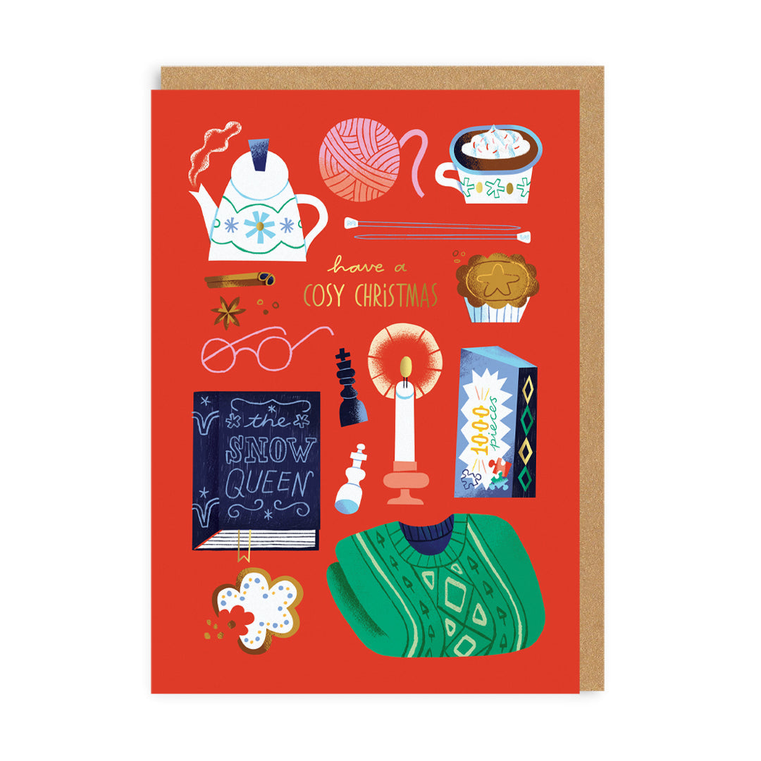 Cosy Things Christmas Card from Penny Black