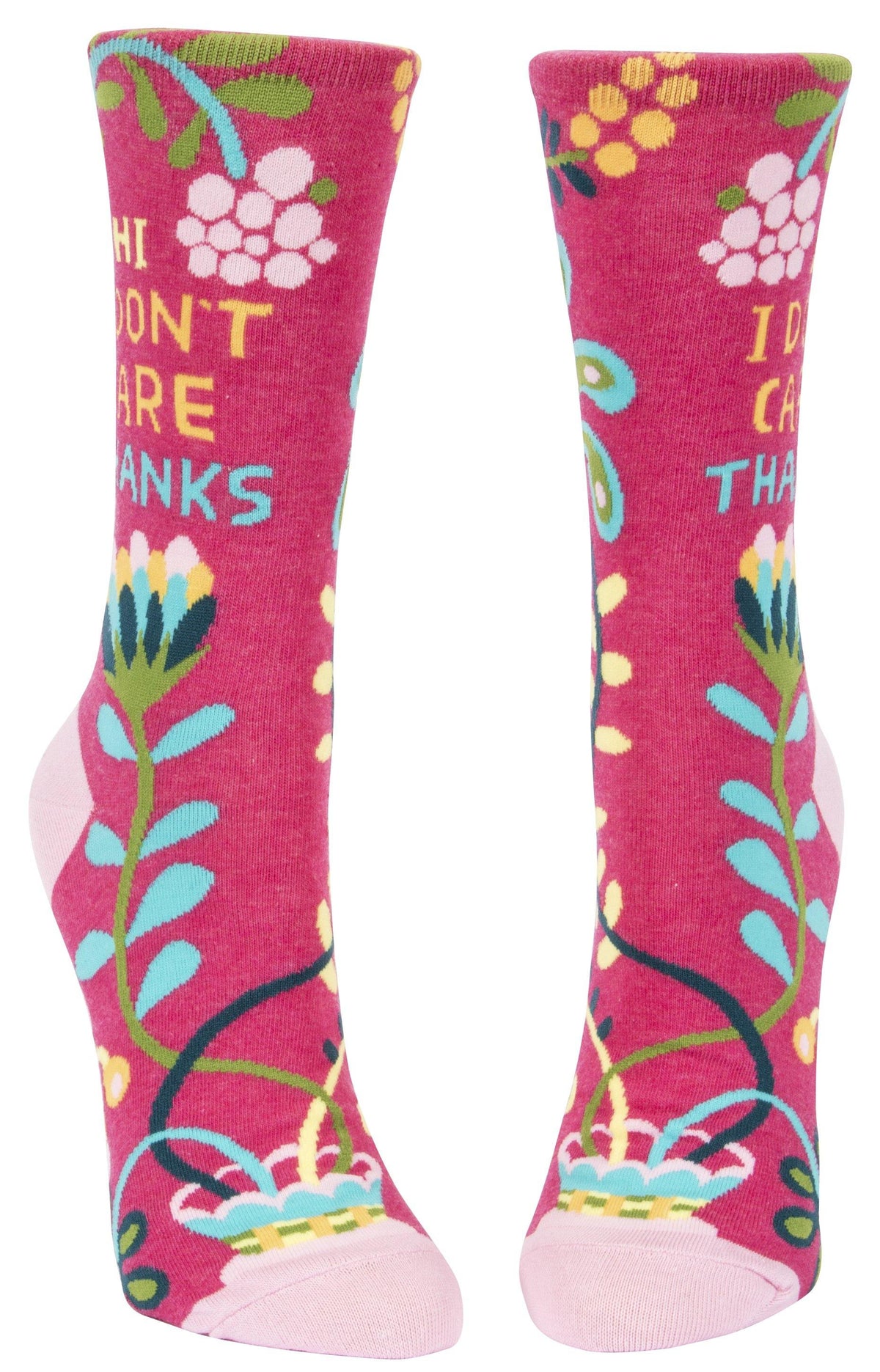 Hi I Don&#39;t Care Socks - Penny Black