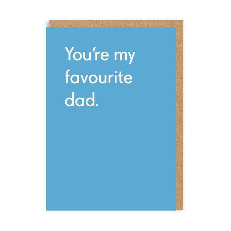 You’re My Favourite Dad Fathers Day Card - Penny Black