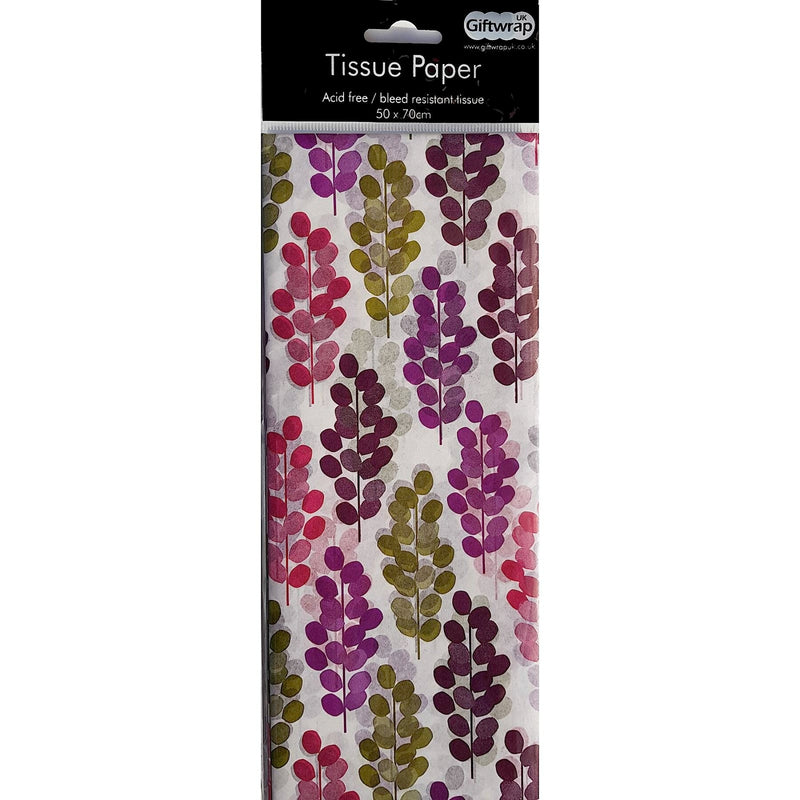 Leafy Garden Floral Tissue Paper Gift Wrap 3 Pk