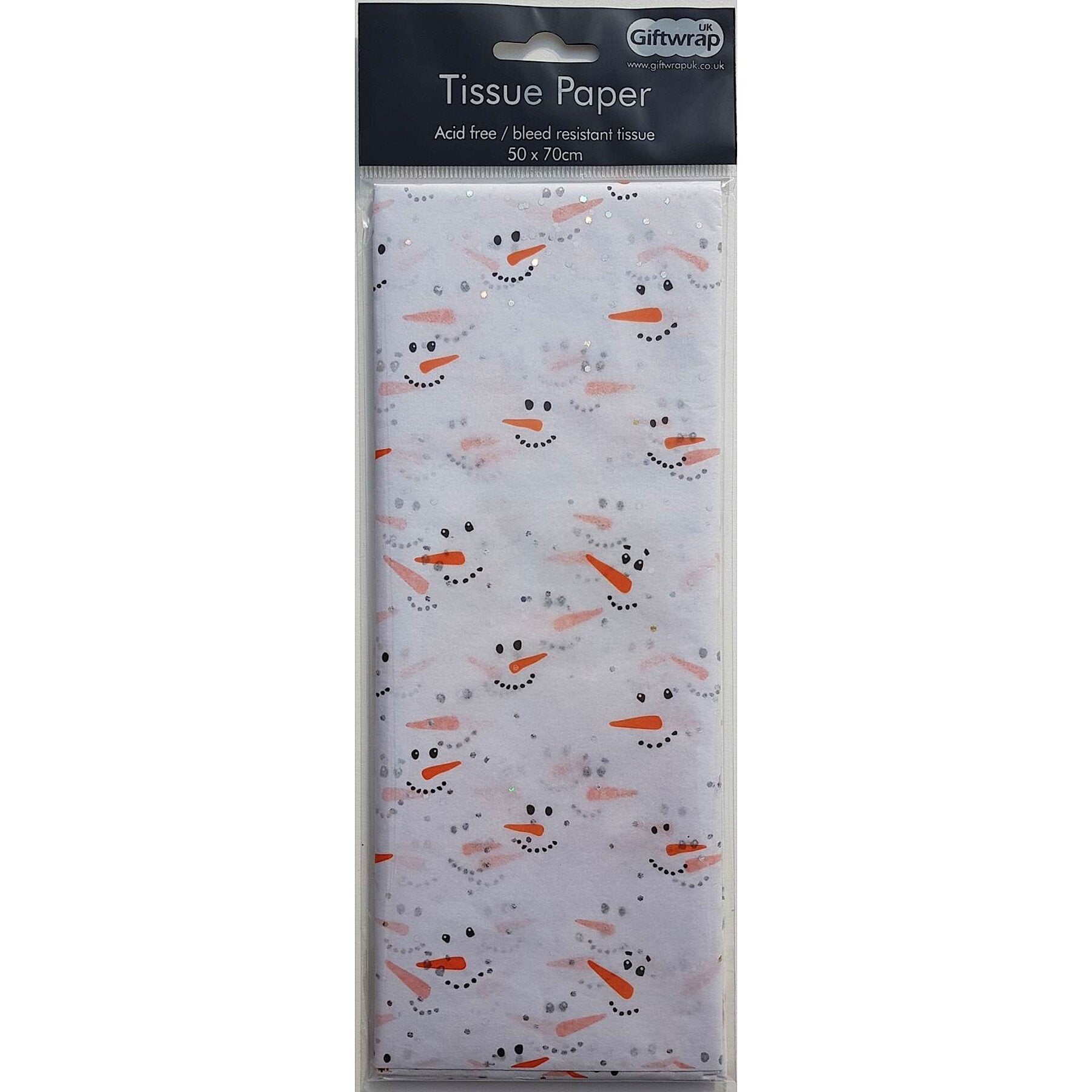 Snowman Christmas Tissue Paper Pack - Penny Black