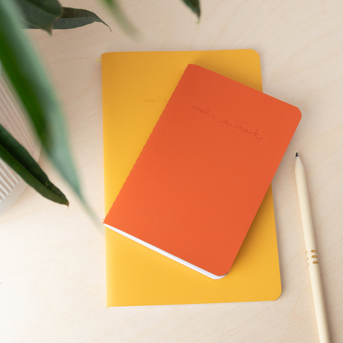 Make a Mark Recycled Leather A6 Pocket Notebook