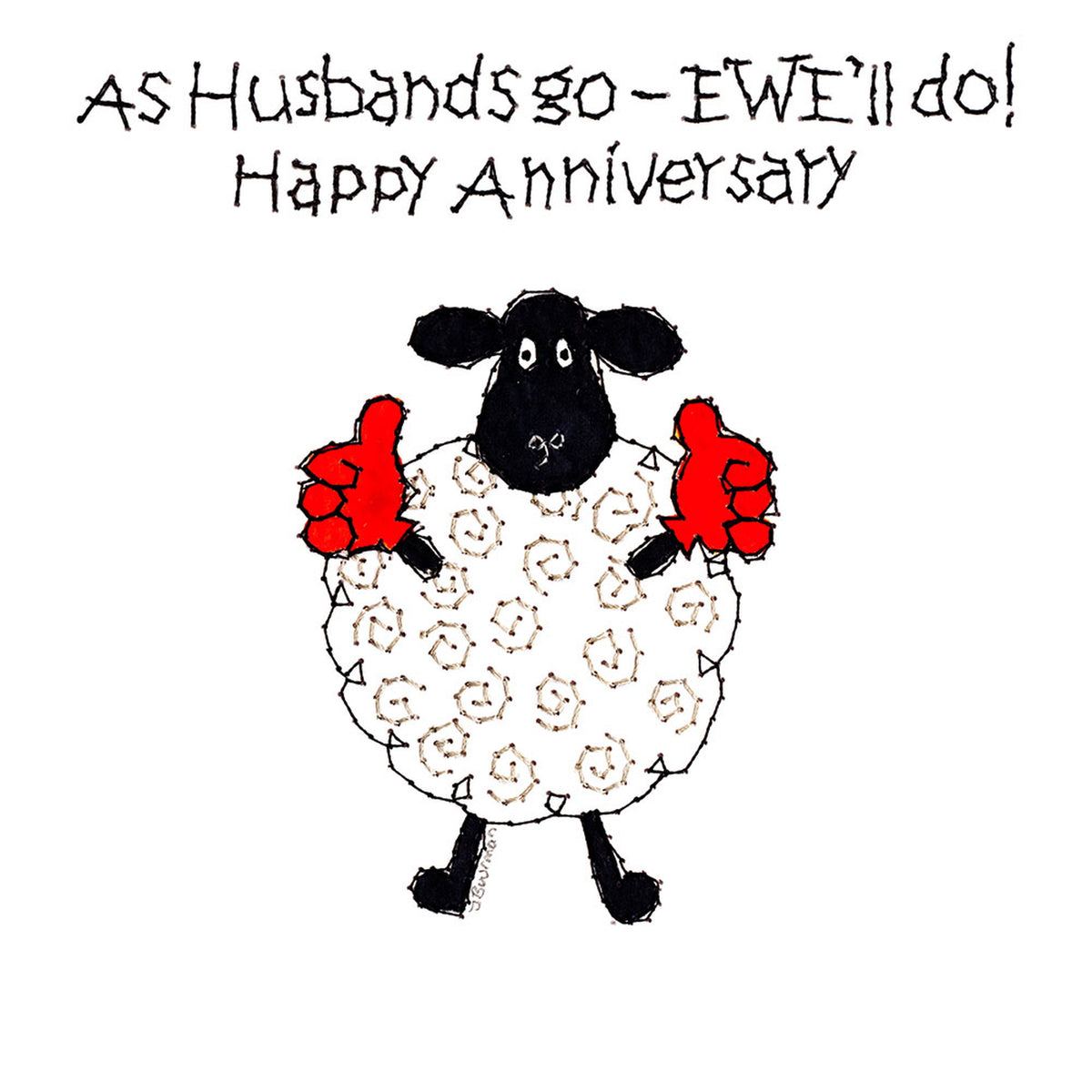 Ewe&#39;ll Do Husband Anniversary Card from Penny Black