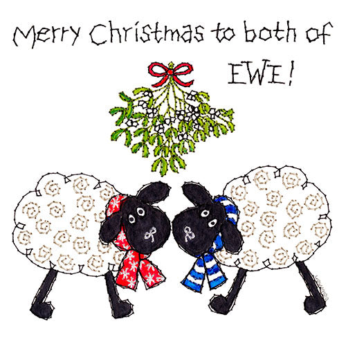 Both of Ewe Mistletoe Christmas Card from Penny Black