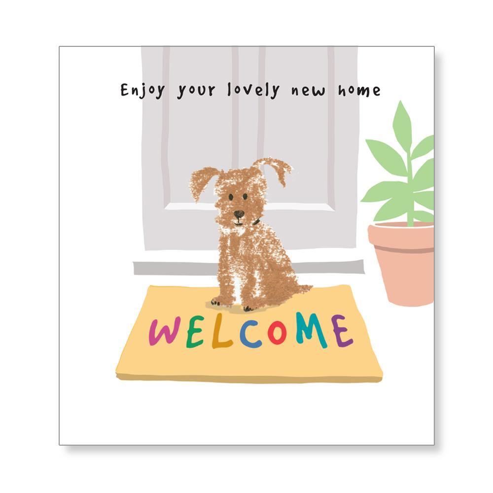 Yellow House New Home Card - Penny Black