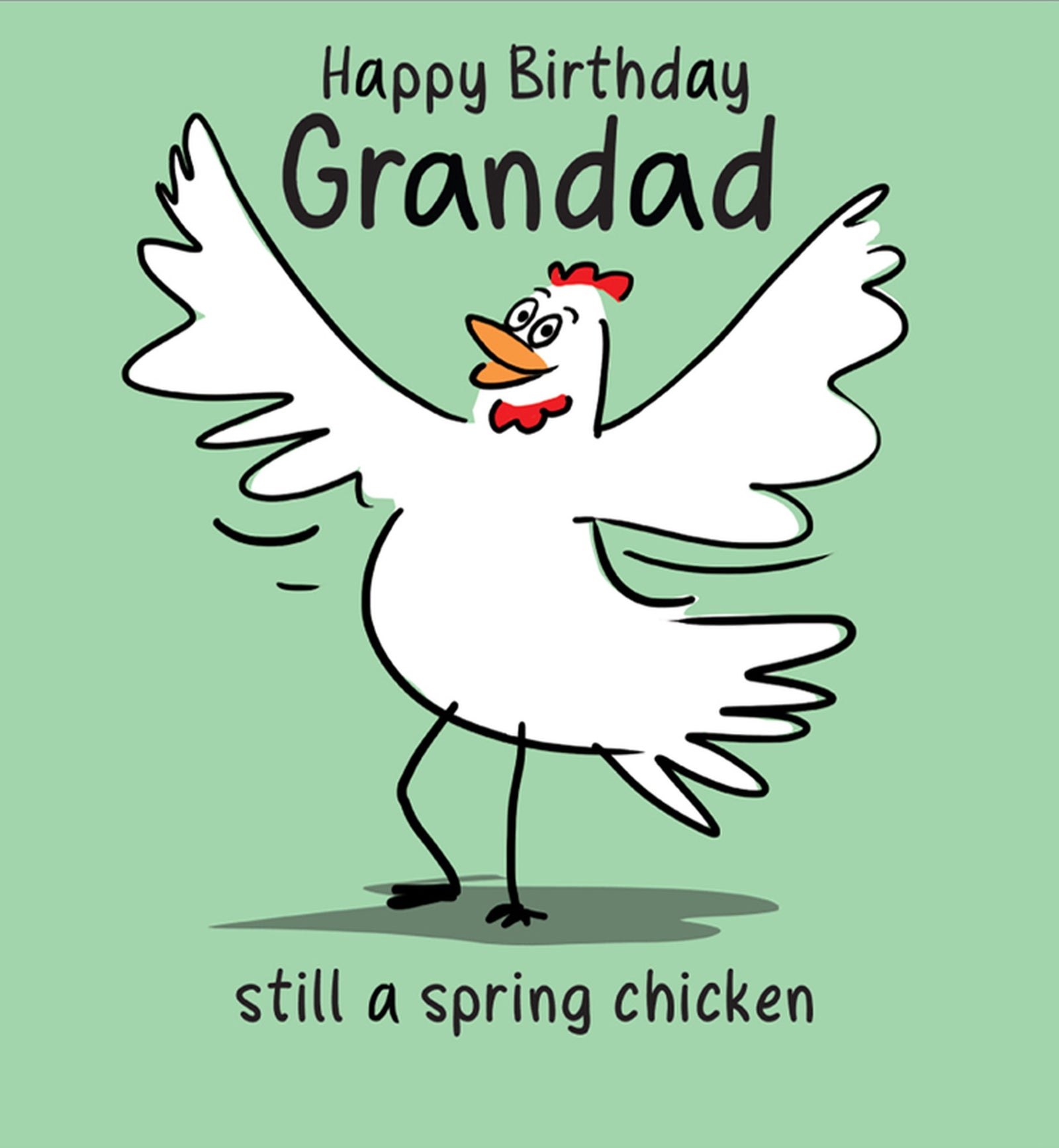 Spring Chicken Grandad Birthday Card from Penny Black