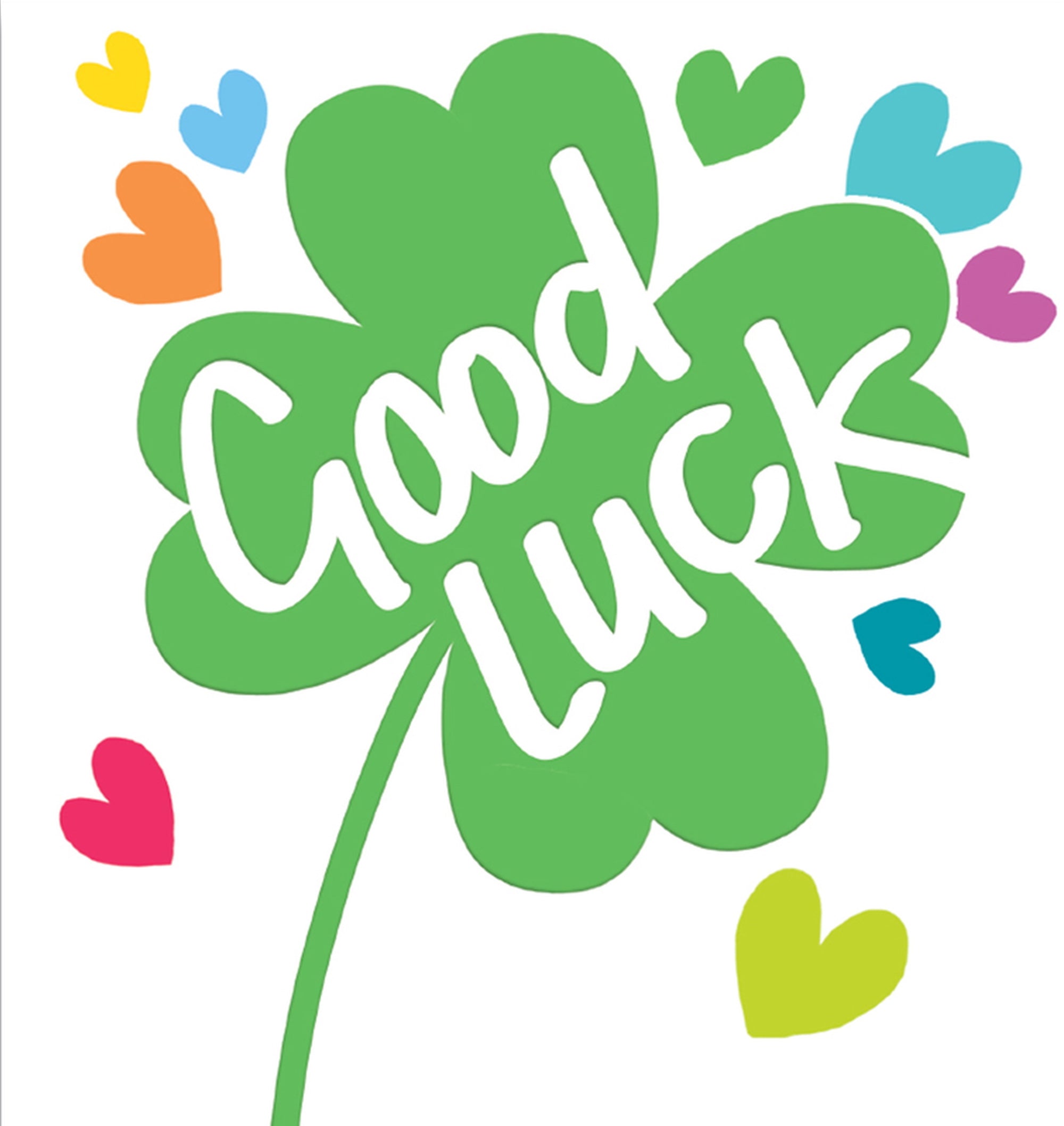 Clover Embossed Good Luck Card from Penny Black