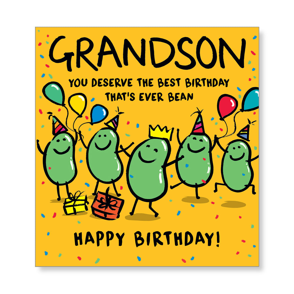 Best Birthday That's Ever Bean Grandson Card from Penny Black