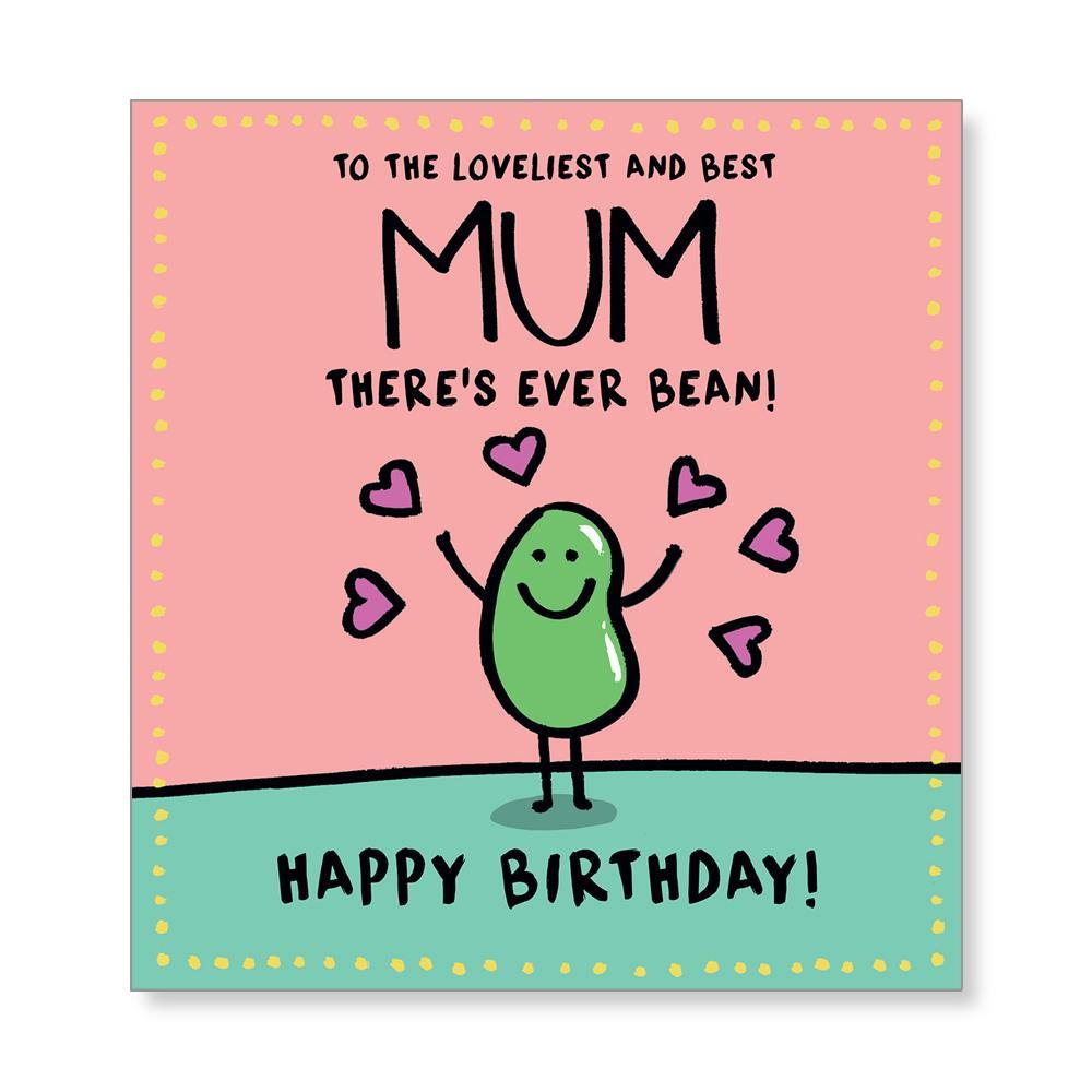 Best Mum There's Ever Bean Birthday Card - Penny Black