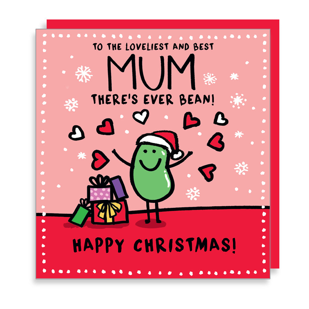 Loveliest Mum There's Ever Bean Christmas Card from Penny Black