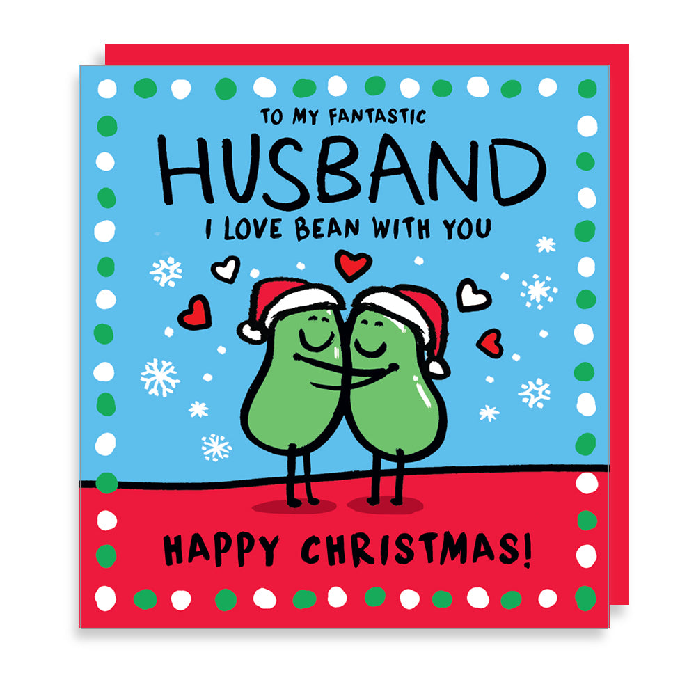 Fantastic Husband Love Bean with You Christmas Christmas Card from Penny Black