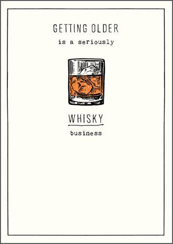 Whisky Business Birthday Card - Penny Black