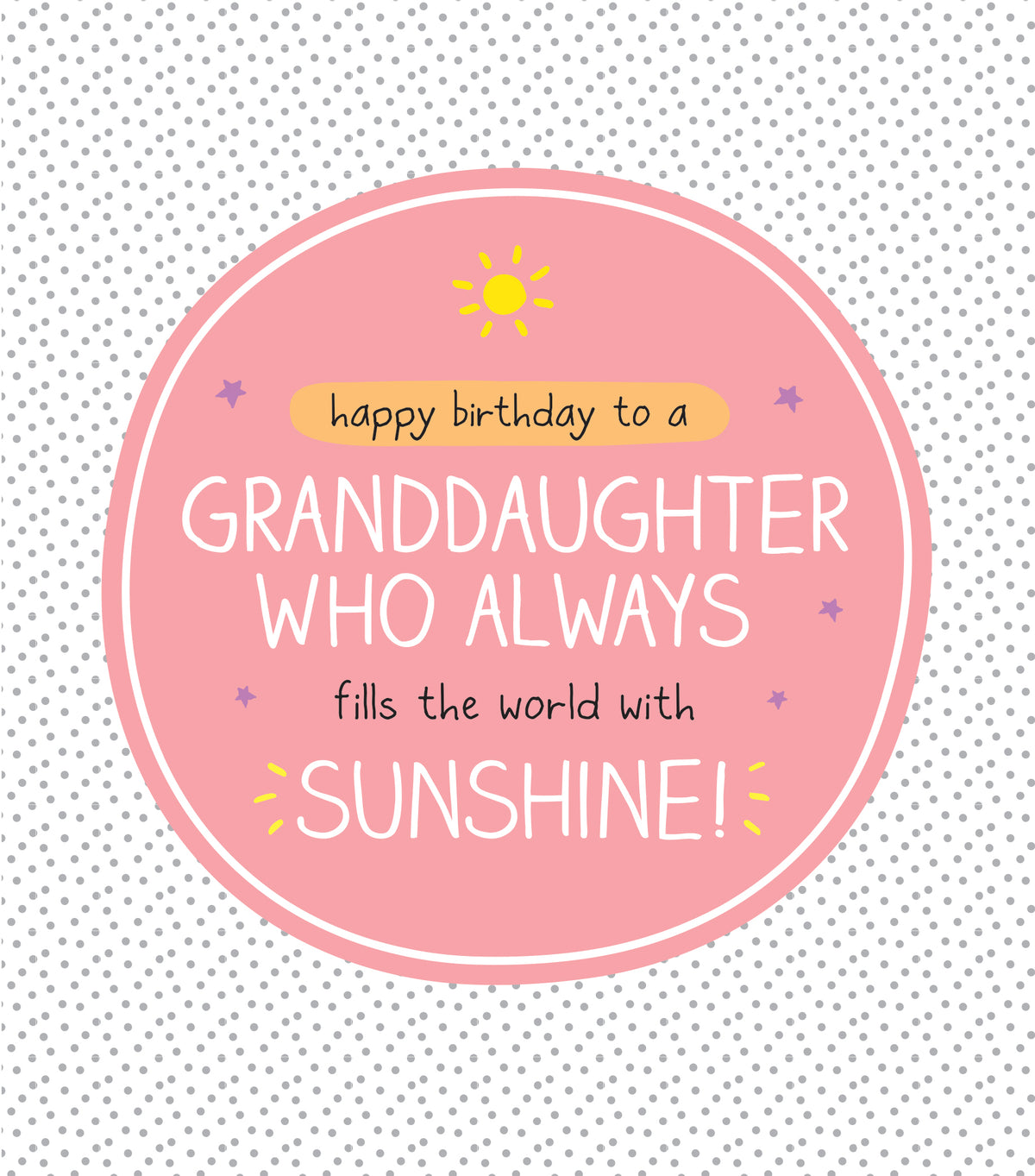 Granddaughter Fills World with Sunshine Birthday Card from Penny Black