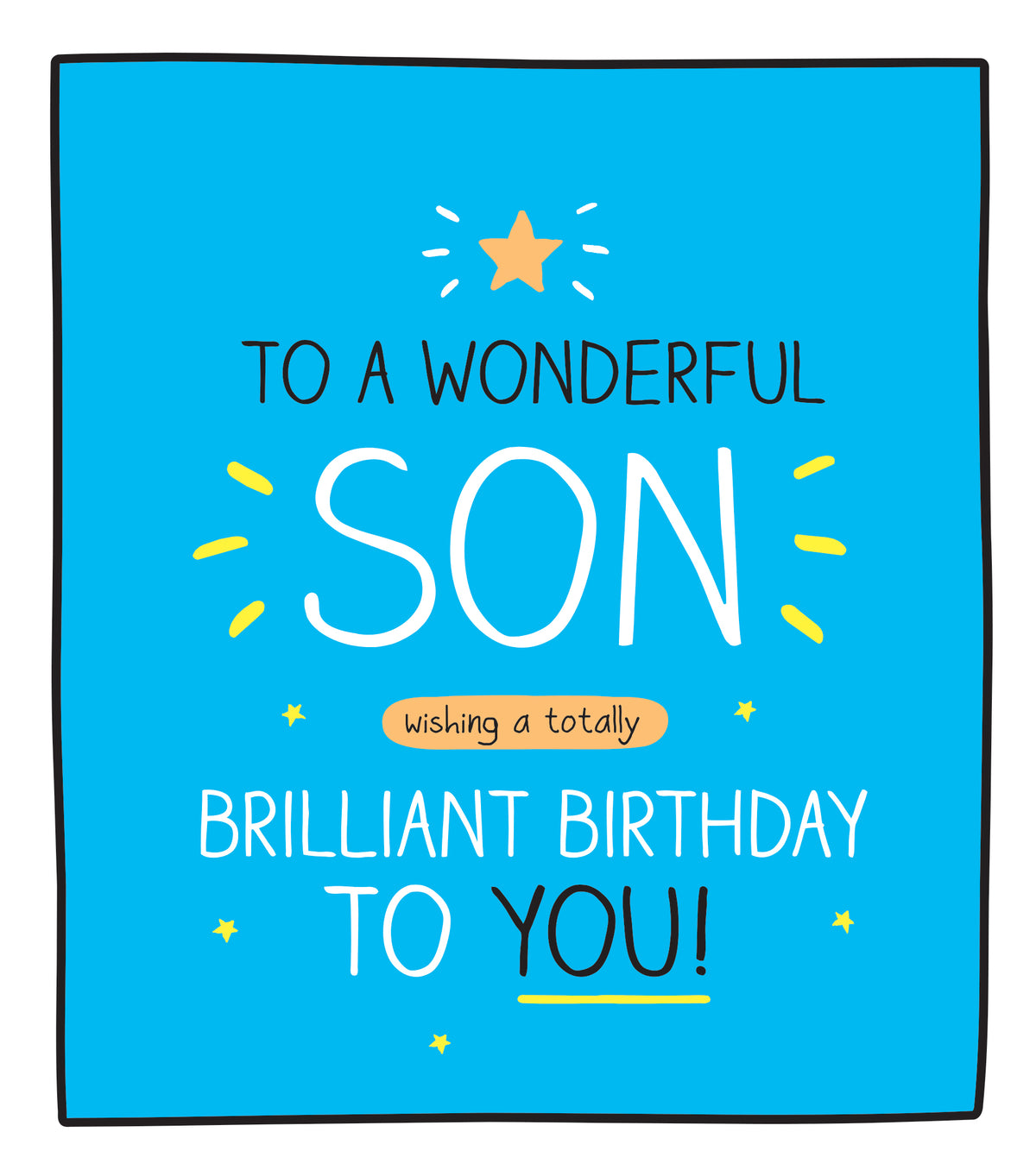Wonderful Son Brilliant Birthday Card from Penny Black