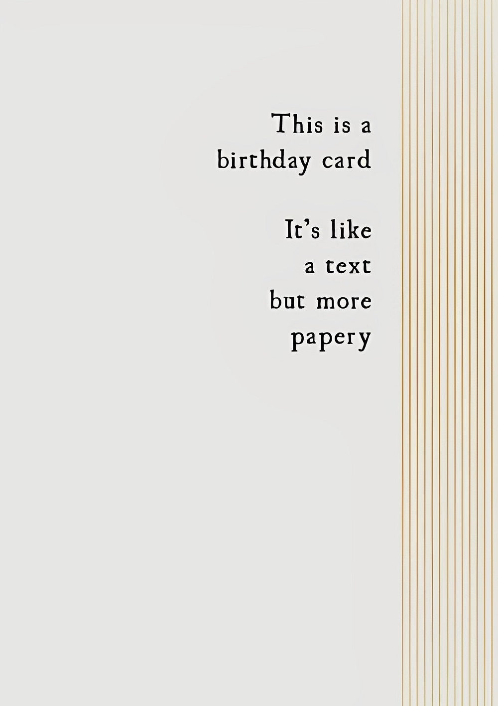 More Papery Birthday Card by penny black