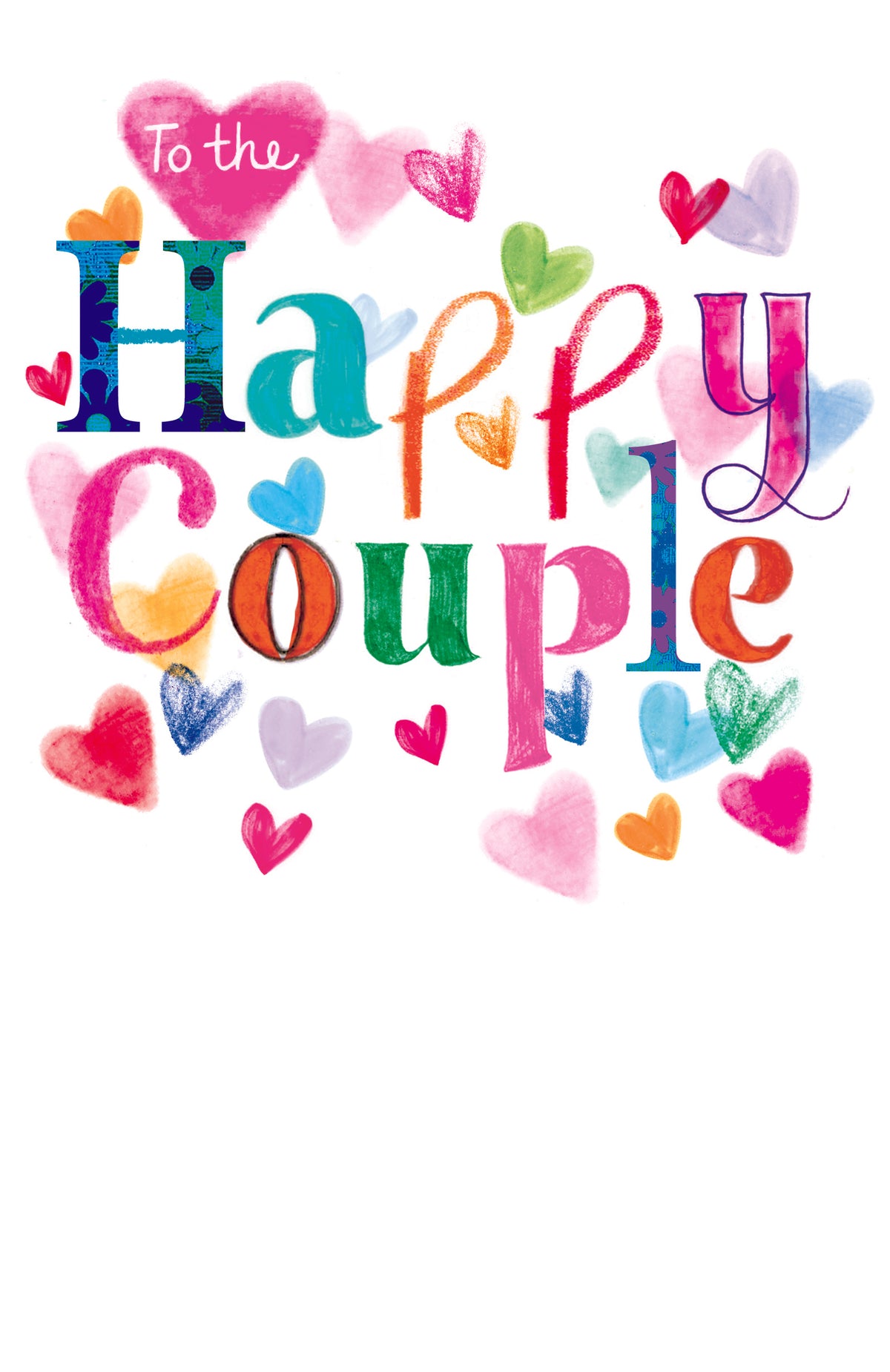Sketch Happy Couple Wedding Card from Penny Black
