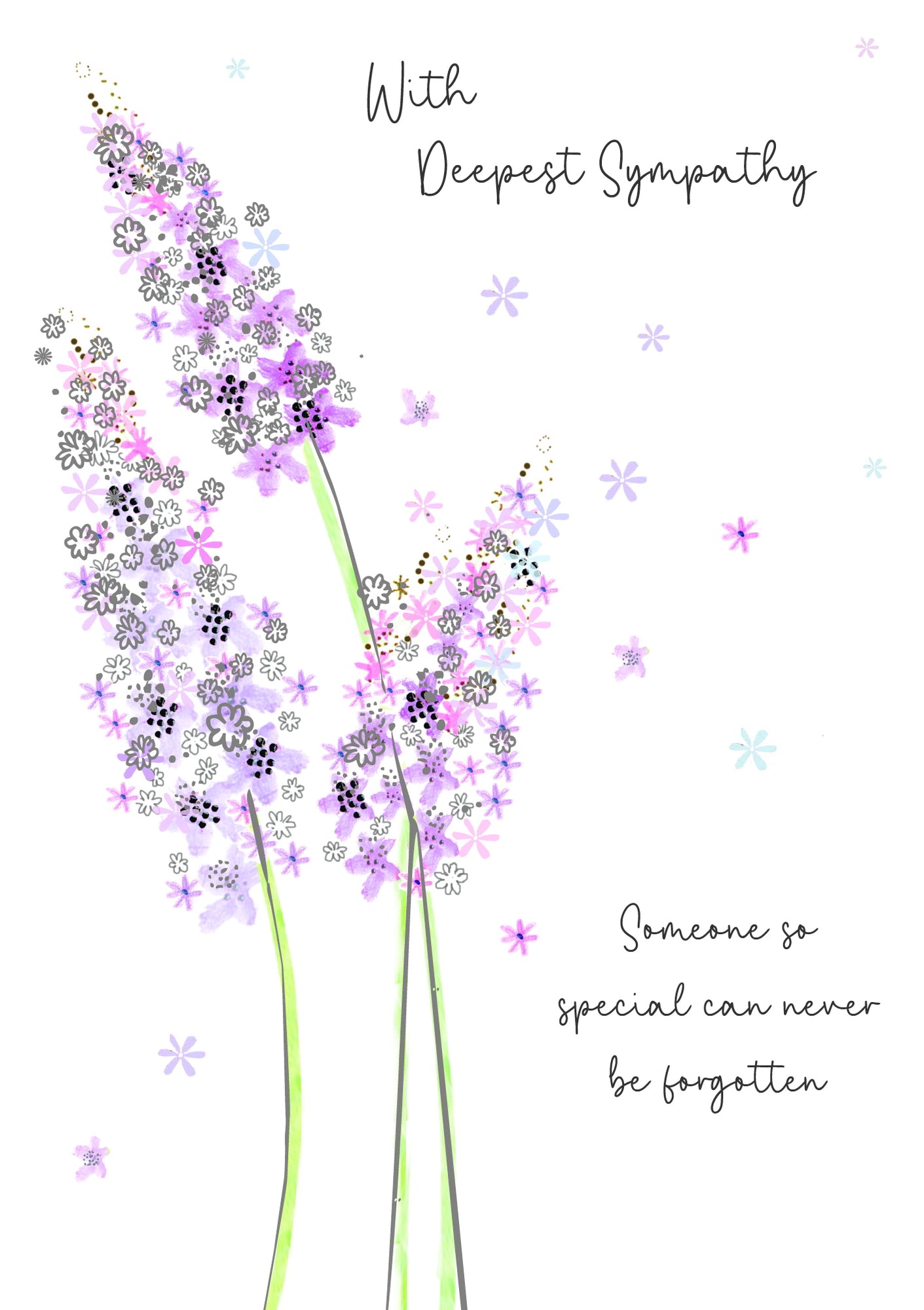Buddleia Someone So Special Sympathy Card from Penny Black