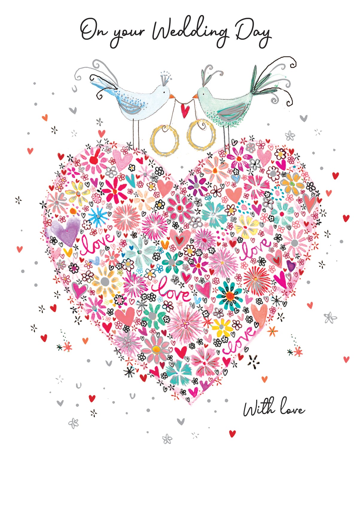 Wedding Day Lovebirds Card from Penny Black