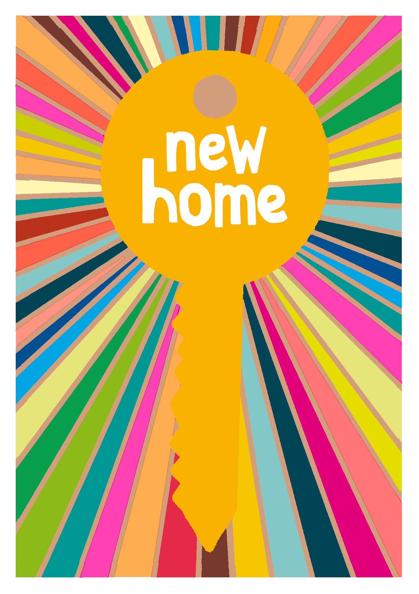 Starburst Key New Home Card from Penny Black