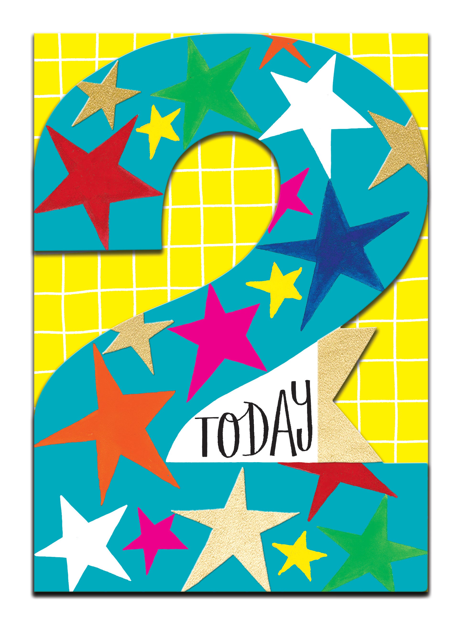 Stars 2 Today Kids Cut Out Birthday Card from Penny Black