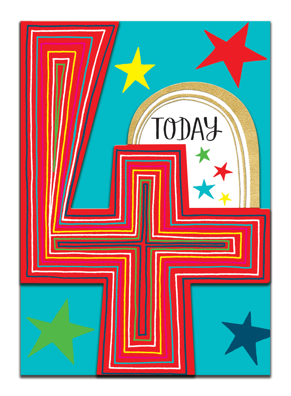 Stars 4 Today Kids Cut Out Birthday Card from Penny Black