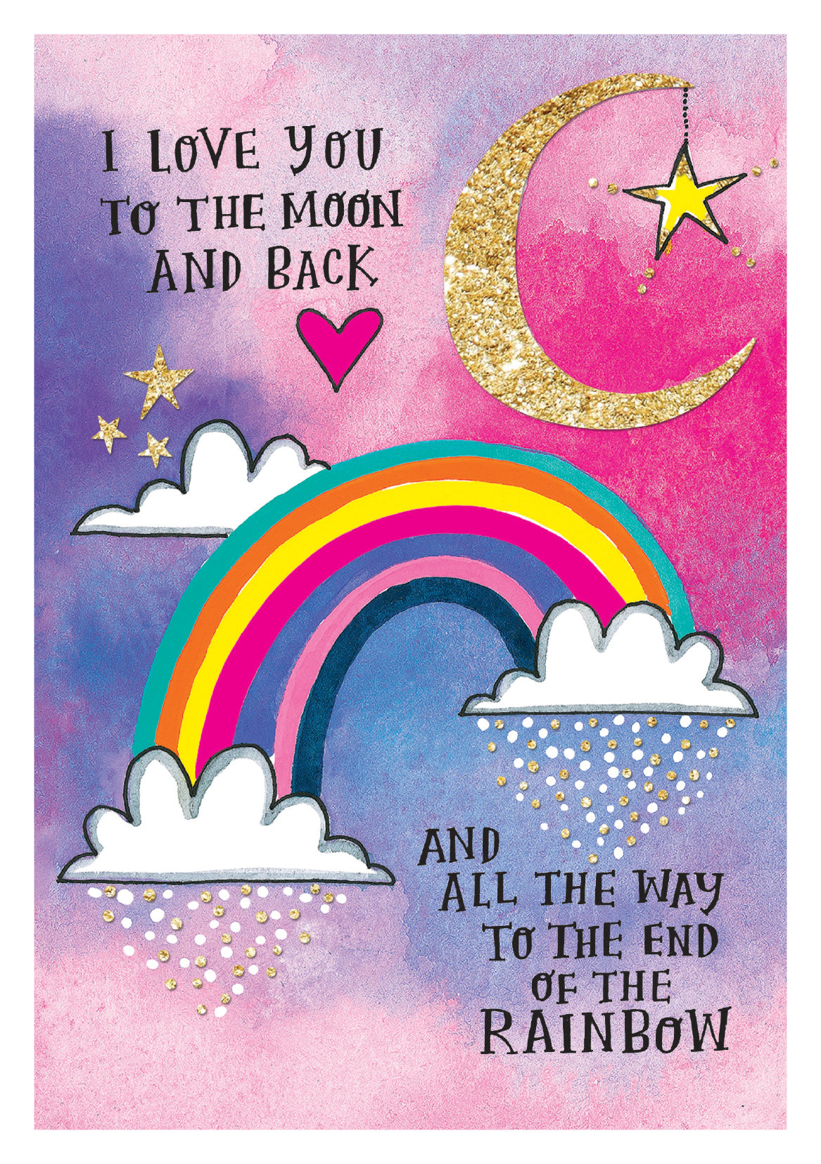 End of the Rainbow Loving Card from Penny Black