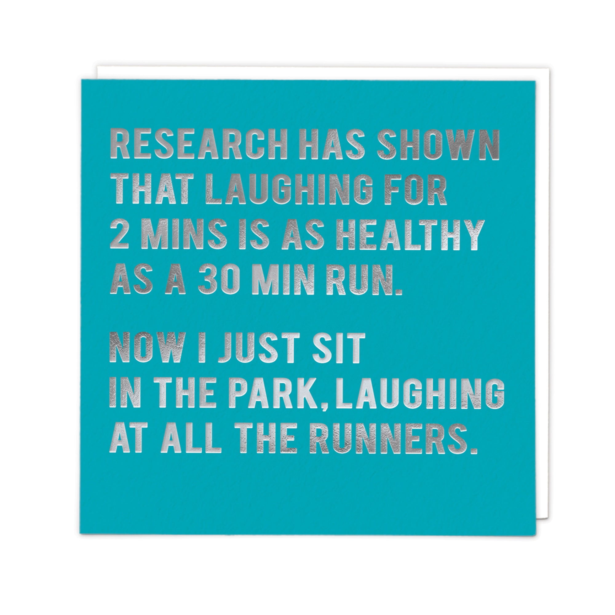 Runners Laughing Funny Card from Penny Black