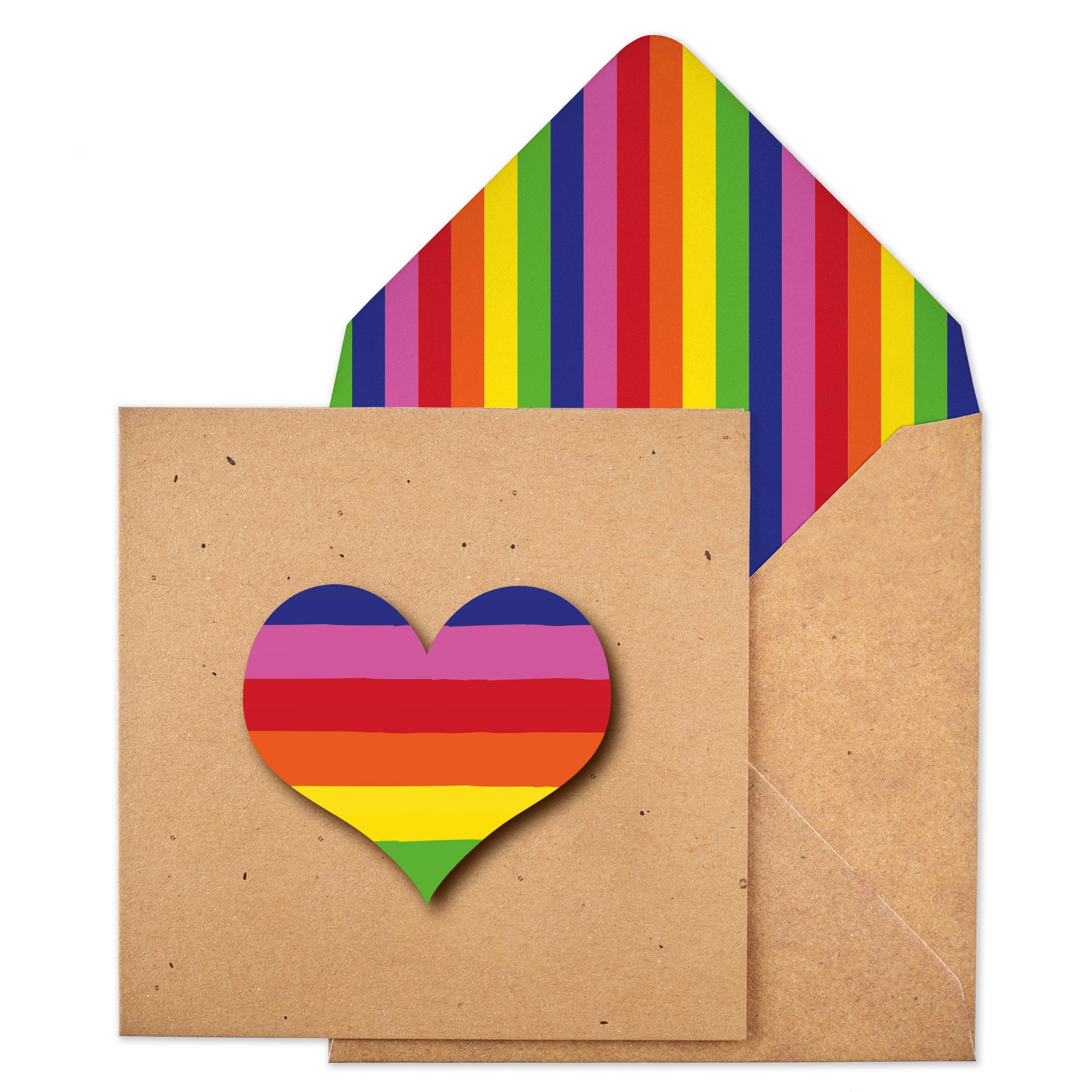 Rainbow Heart Valentine's Day Card from Penny Black