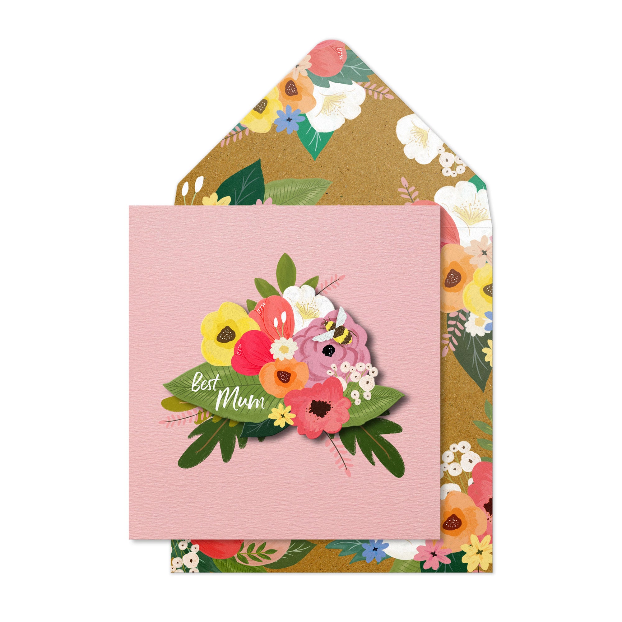 3D Best Mum Bloom Cuttings Mother's Day Card from Penny Black