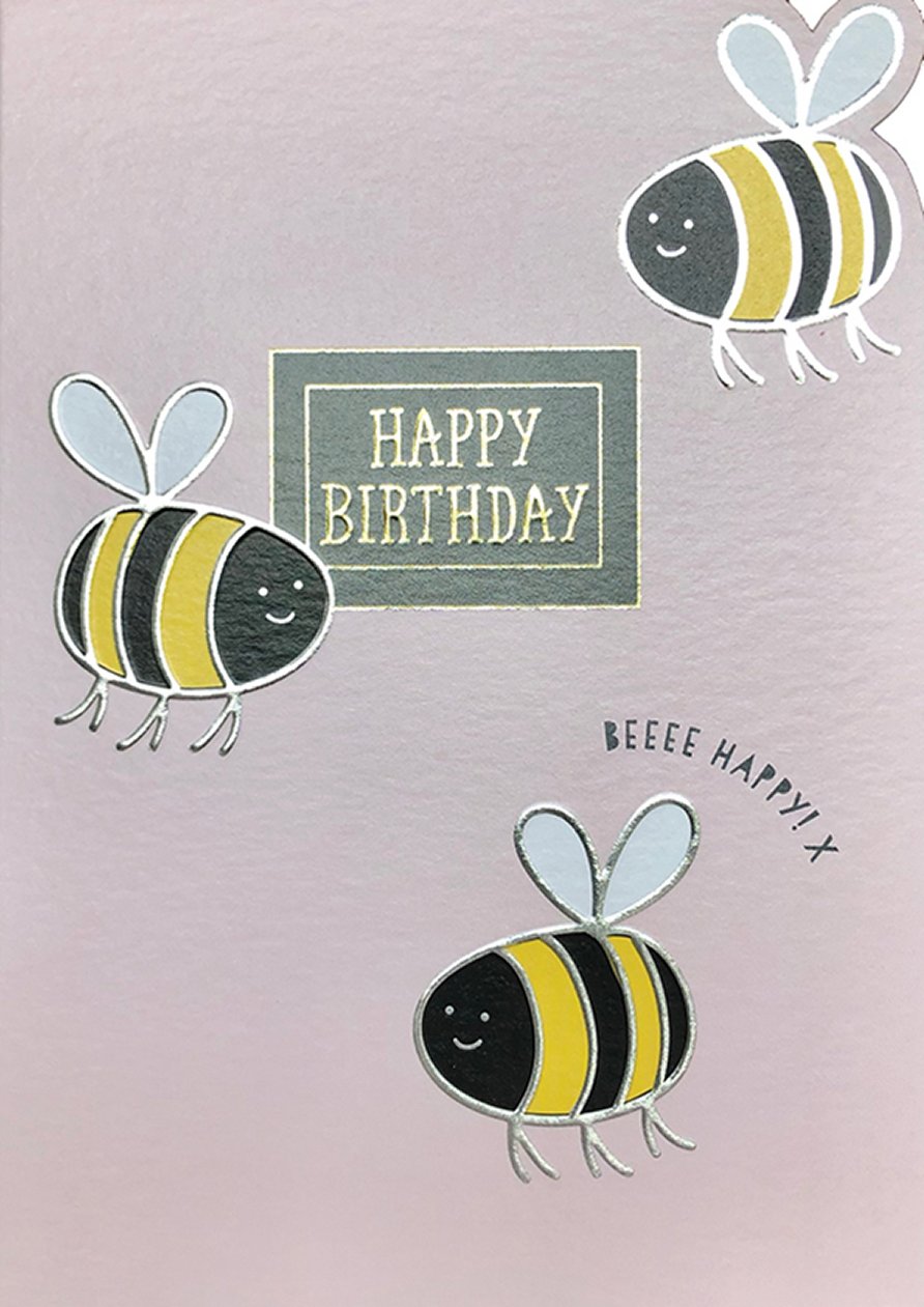 Happy Bees Cut-out Birthday Card from Penny Black