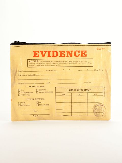 Evidence Bag Zipper Pouch