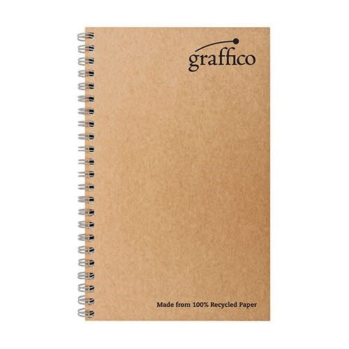 Graffico A5 Kraft Hardcover Notebook 160 Pages