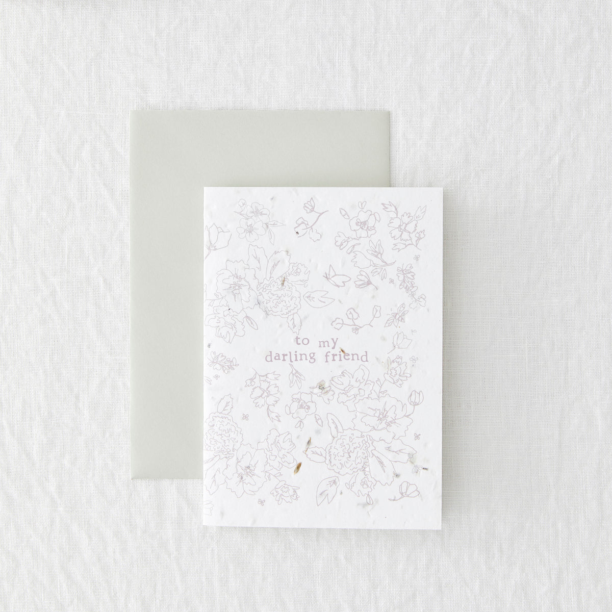 Darling Friend Seeded Card by penny black