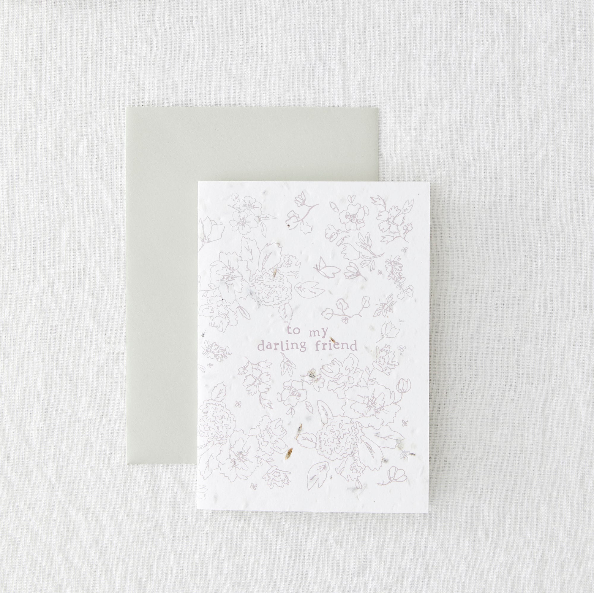 Darling Friend Seeded Card by penny black