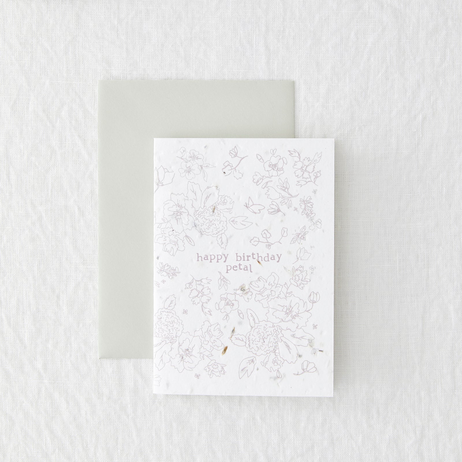 Happy Birthday Petal Seeded Card by penny black