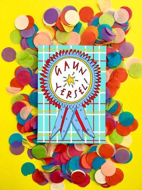 Gaun Yersel Illustrated Card - Penny Black