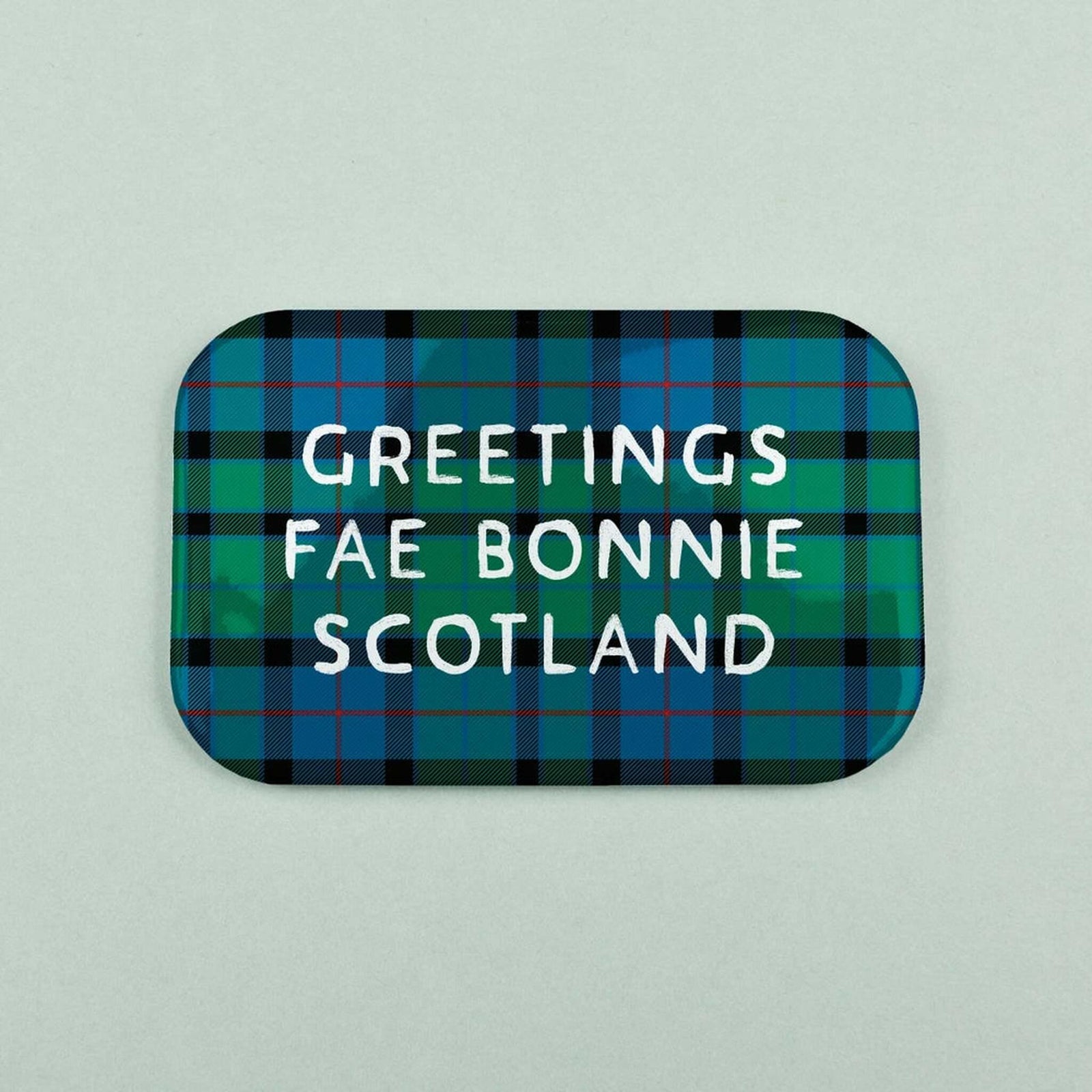 Greetings Fae Bonnie Scotland Magnet - Penny Black