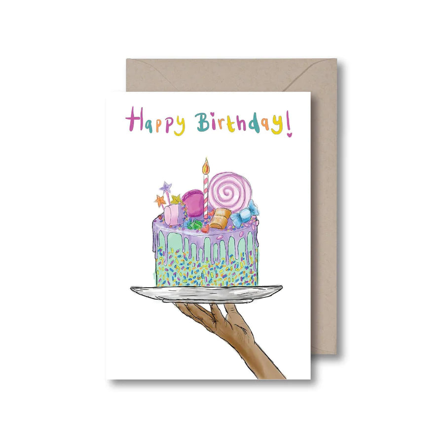 Behold Birthday Cake Card