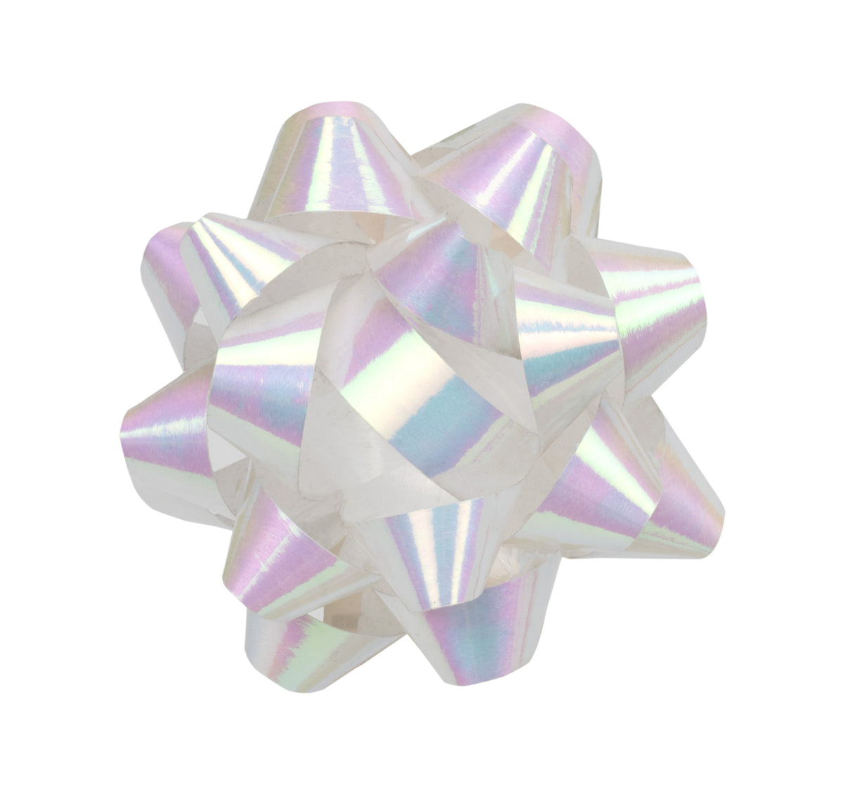 Gift Bow 60mm in iridescent white by penny black
