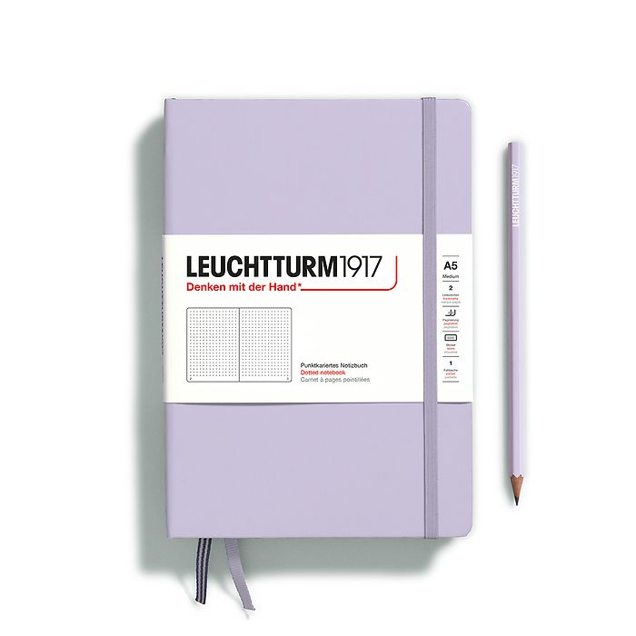 Leuchtturm1917 Notebook A5 Medium Hardcover in lilac