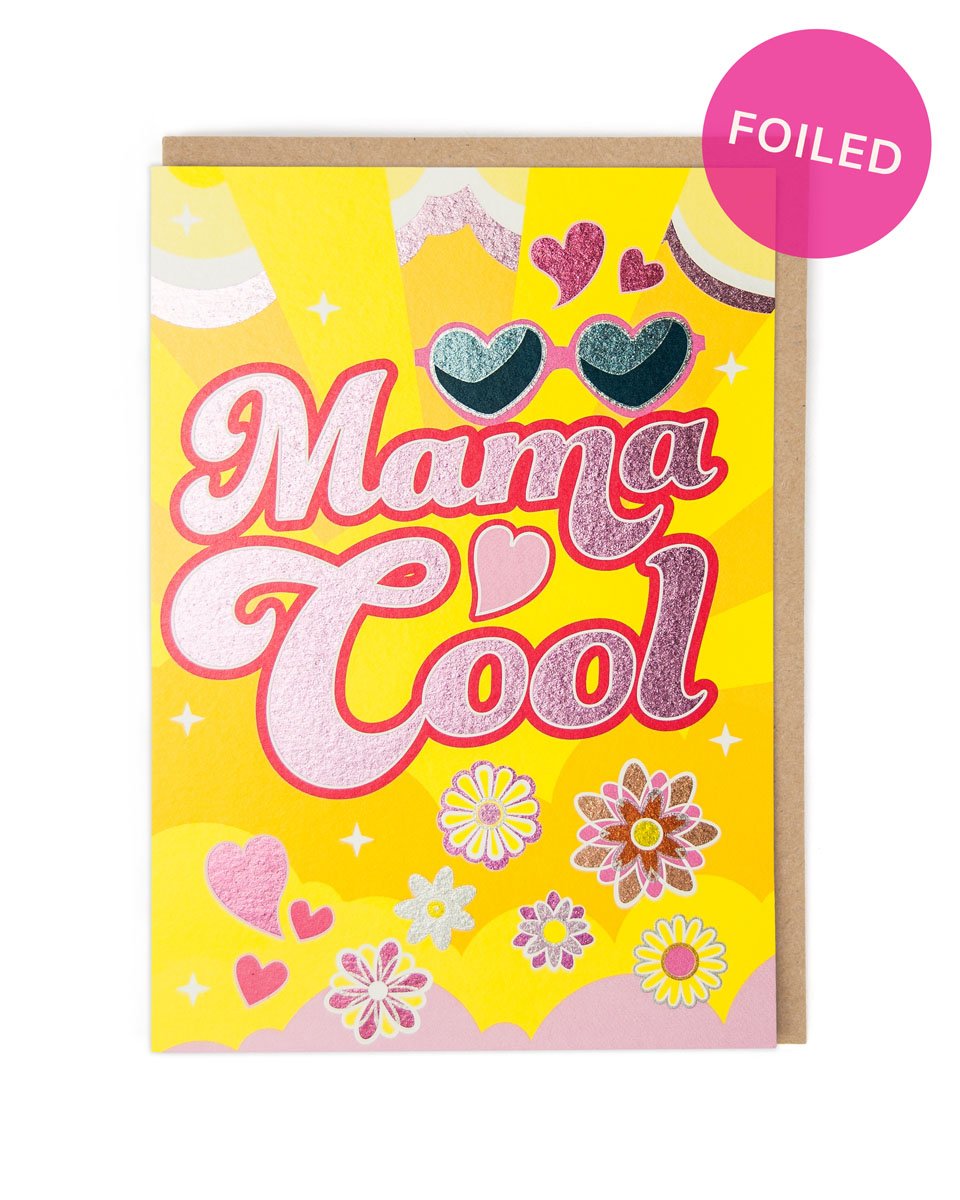 Mama Cool Groovy Card