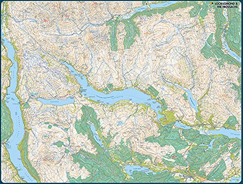 Mazzle Loch Lomond &amp; Trossachs Map 1000 Piece Jigsaw Puzzle