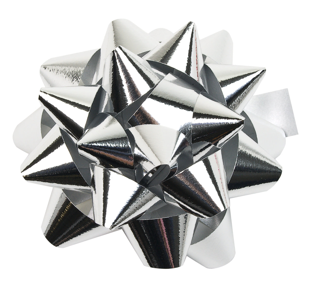 Gift Bow 60mm in metallic silver by penny black