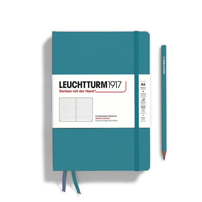 Leuchtturm1917 Notebook A5 Medium Hardcover in ocean colour